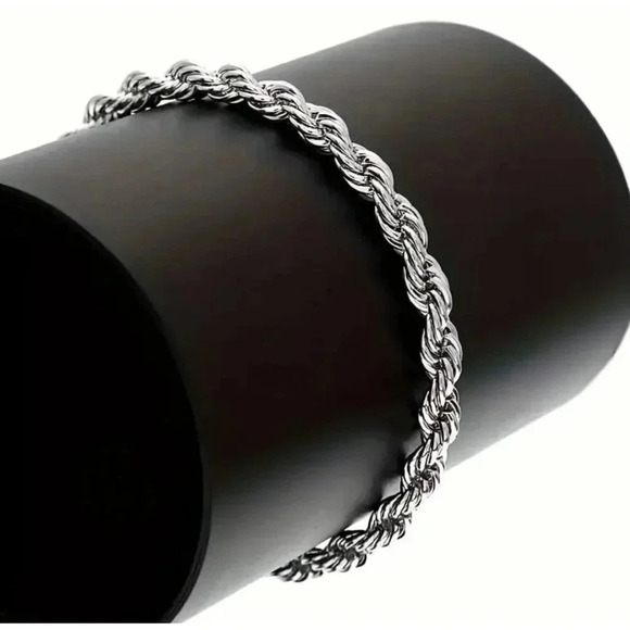 Sterling Silver Rope Set - Picture 2 of 4